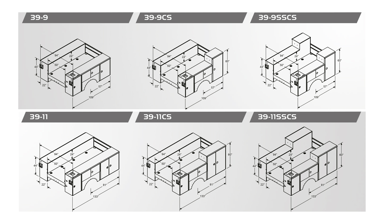 PAL Pro 39 Body Configurations