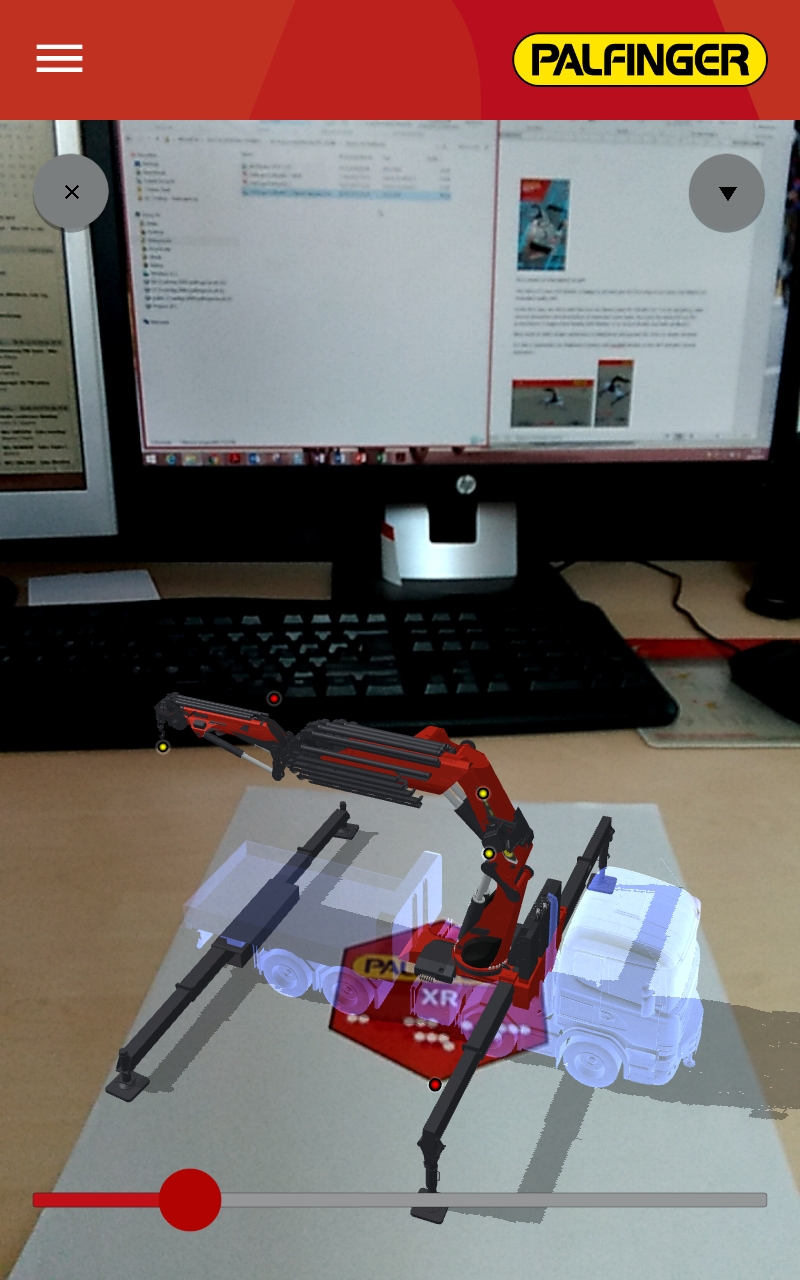 Augmented crane reality with the PALFINGER XRApp
