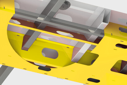 Hybrid torsion box understructure