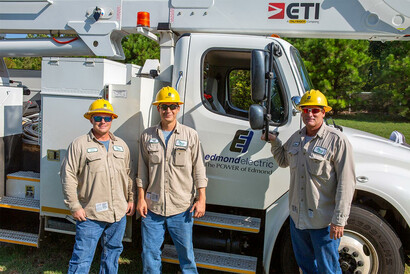 Edmond Electric ETI Aerial Lift Truck