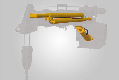 Internal extension cylinders