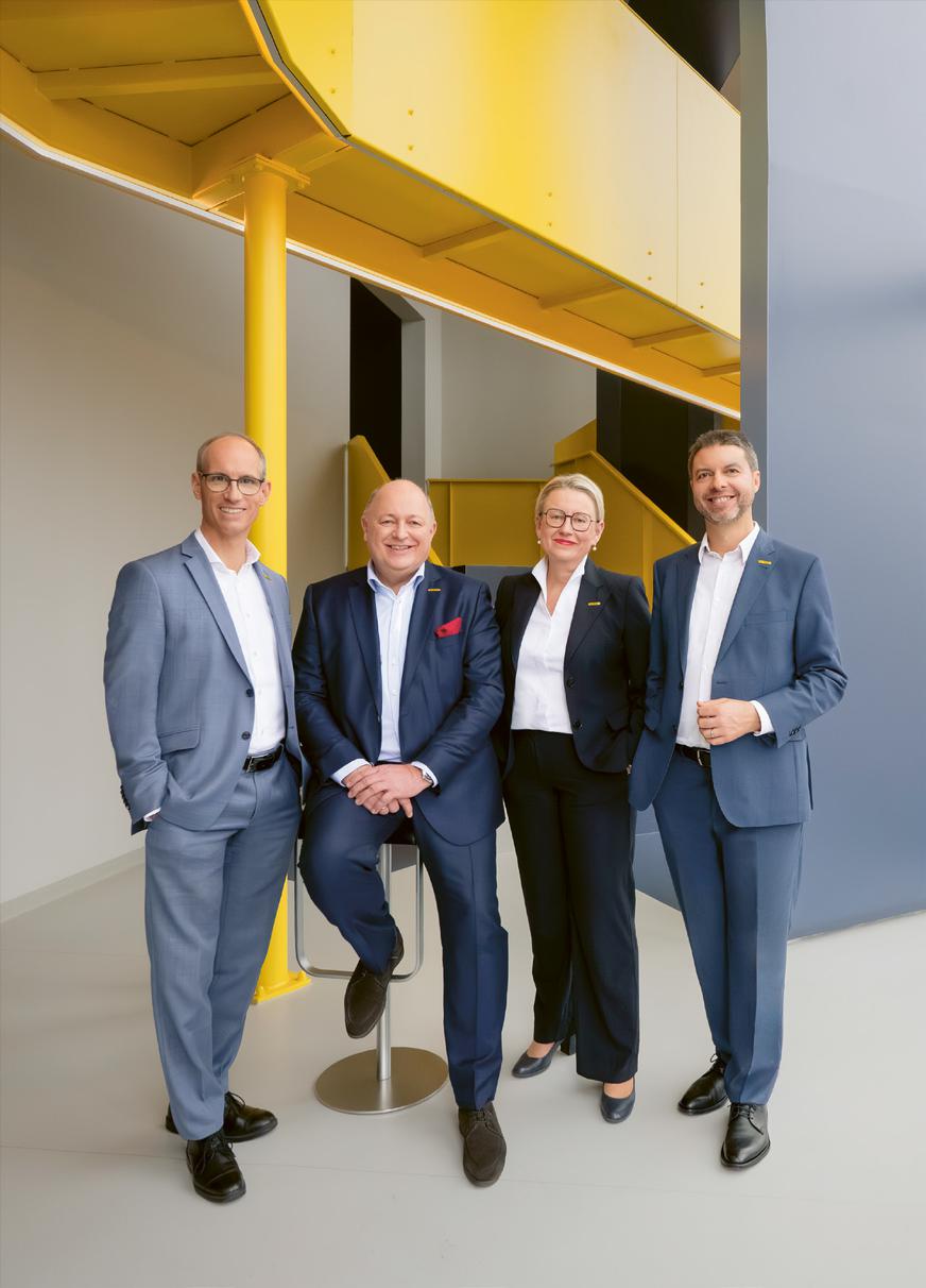 PALFINGER AG Executive Board at PALFINGER WORLD in Lengau