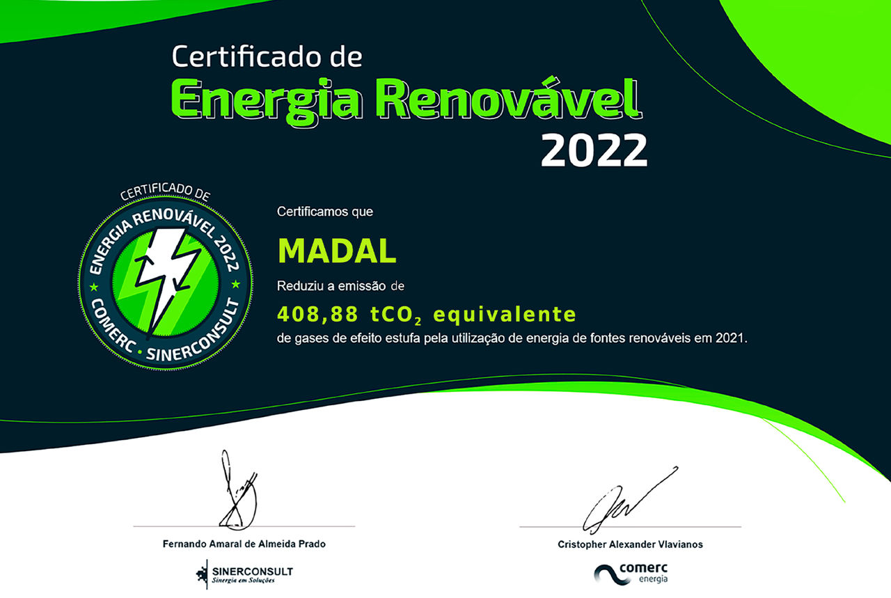 2022 certificado sustentabilidad