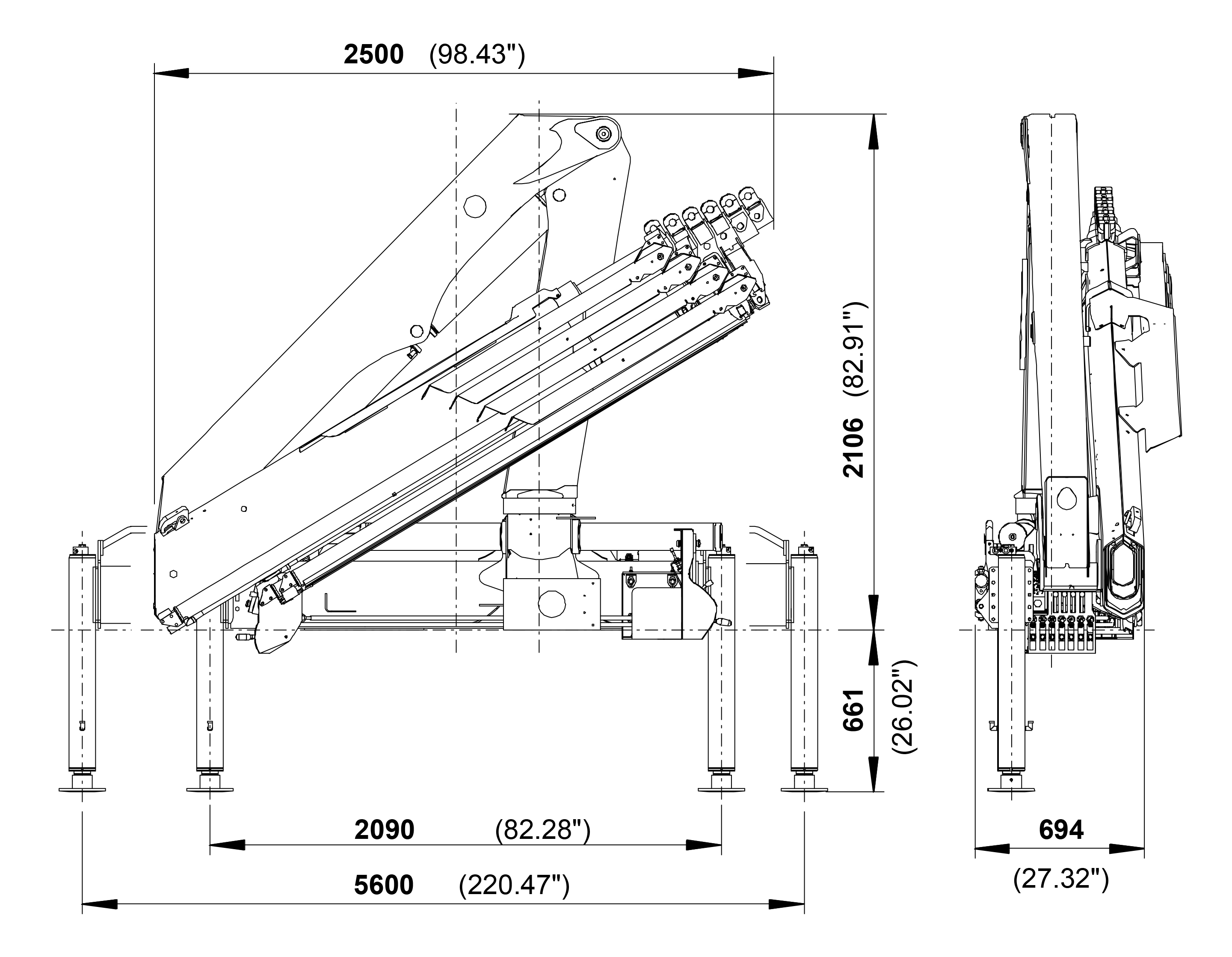 Cranes shown in the leaflet are partially optional equipped and do not always correspond to the standard version. Country-specific regulations must be ...