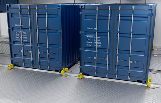 Container skidding system
